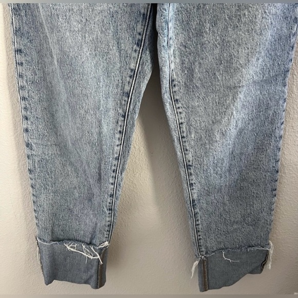 Banana Republic Slouch Jean Hemmed Cuff Trendy Acid Wash 27 / 4 - Picture 7 of 9